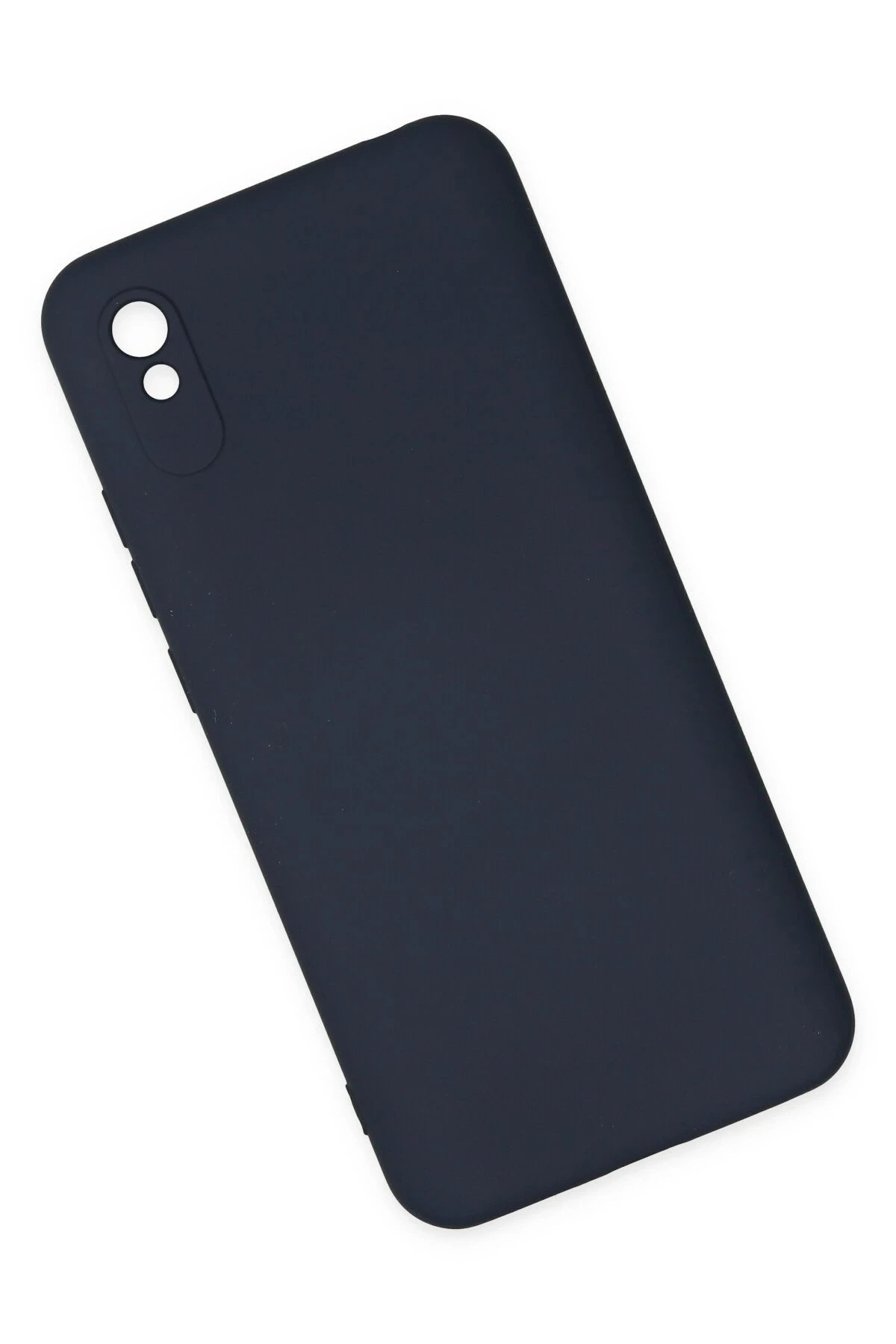 Xiaomi Redmi 9A Kılıf Nano içi Kadife Silikon - Lacivert-(5796) - Görsel 2