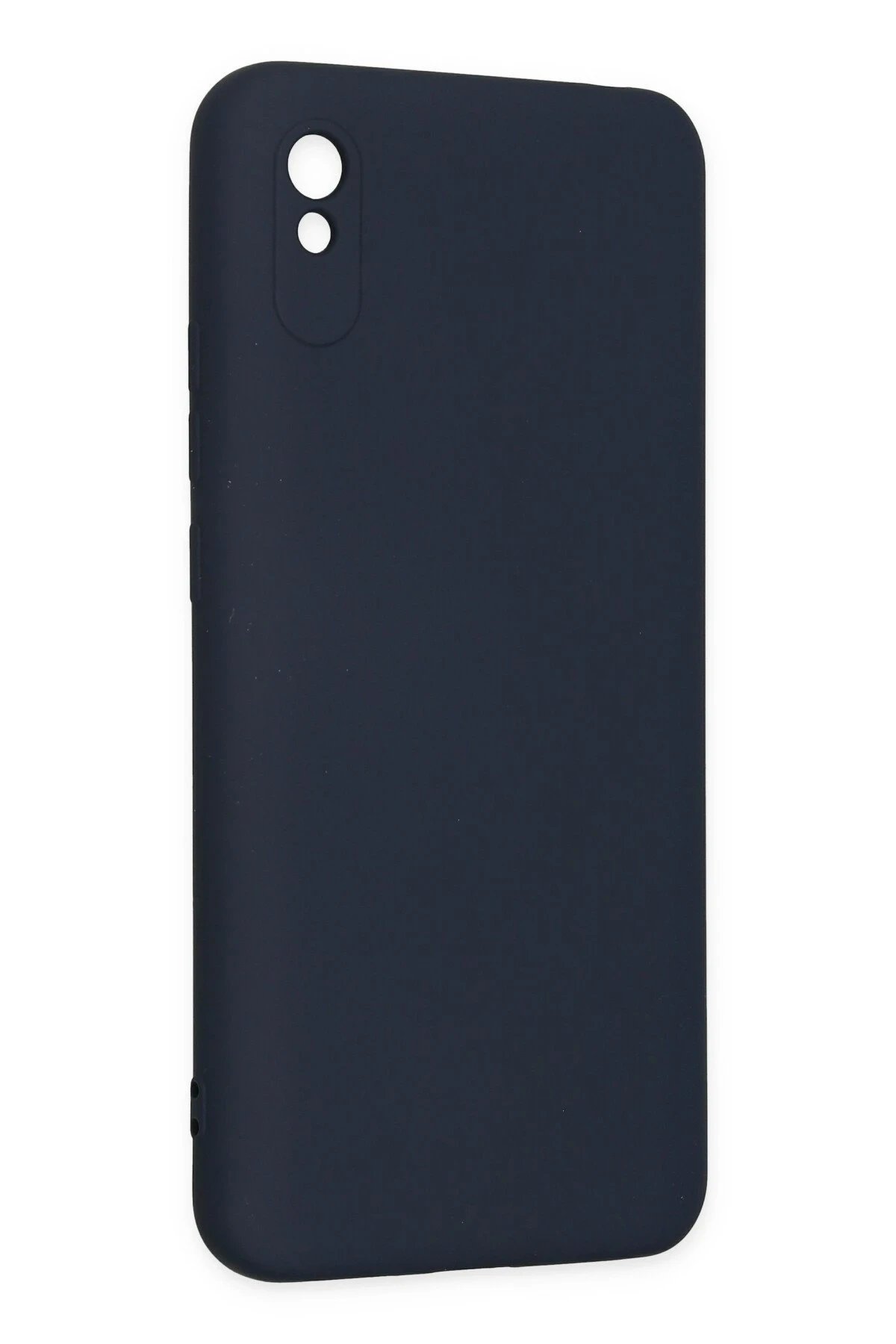 Xiaomi Redmi 9A Kılıf Nano içi Kadife Silikon - Lacivert-(5796) - Görsel 3