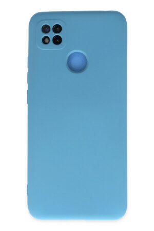 Xiaomi Redmi 9C Kılıf Nano içi Kadife Silikon - Mavi-(5796)
