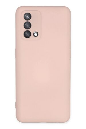 Oppo A74 4G Kılıf Nano içi Kadife Silikon - Pudra-(5796)