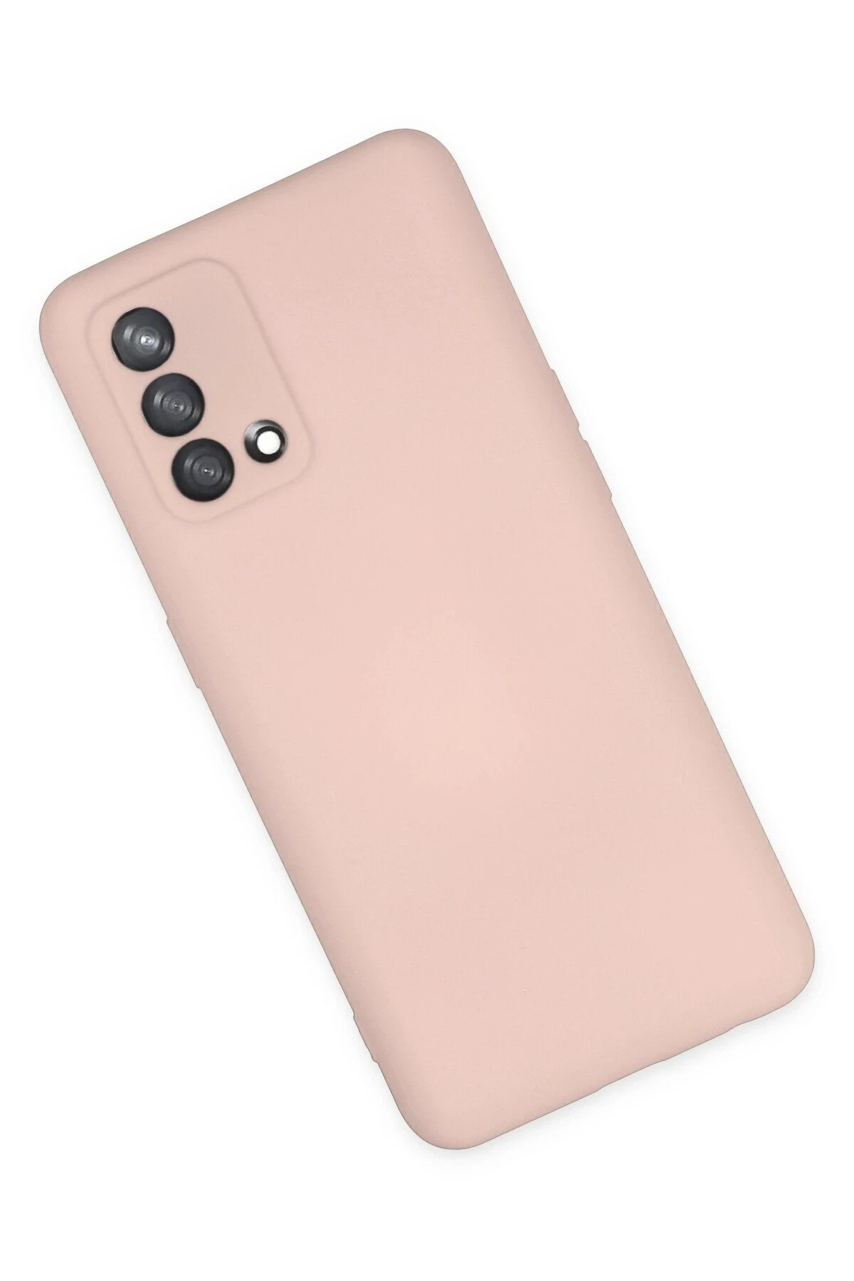 Oppo A74 4G Kılıf Nano içi Kadife Silikon - Pudra-(5796) - Görsel 2