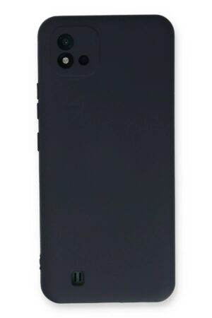 Realme C11 2021 Kılıf Nano içi Kadife Silikon - Lacivert-(5796)