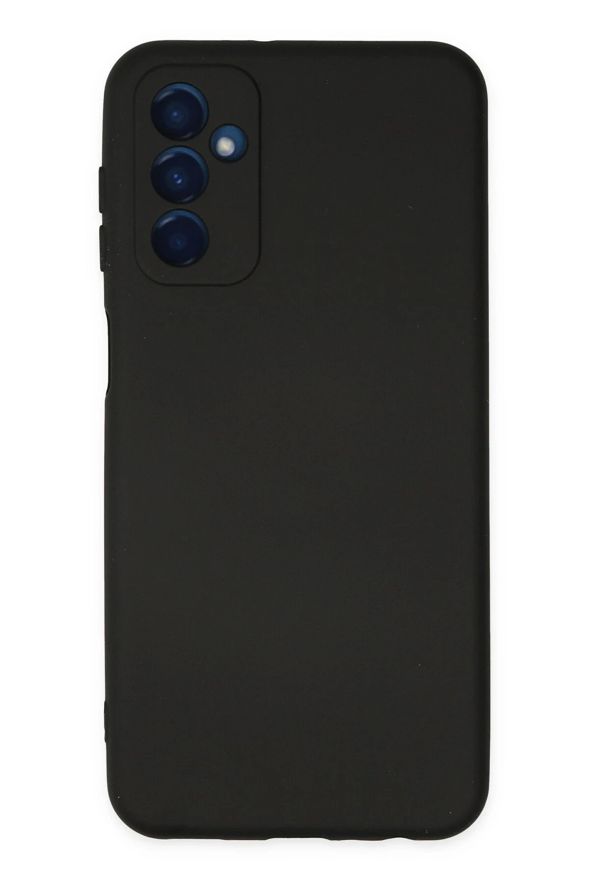 Samsung Galaxy M23 Kılıf Nano içi Kadife Silikon - Siyah-(5796)