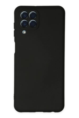 Samsung Galaxy M33 Kılıf Nano içi Kadife Silikon - Siyah-(5796)