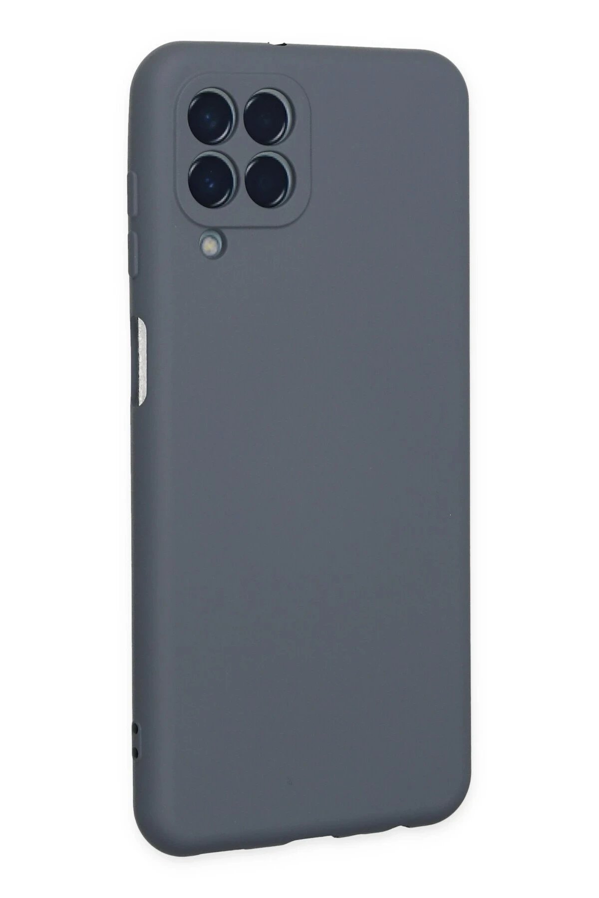 Samsung Galaxy M33 Kılıf Nano içi Kadife Silikon - Gri-(5796) - Görsel 3