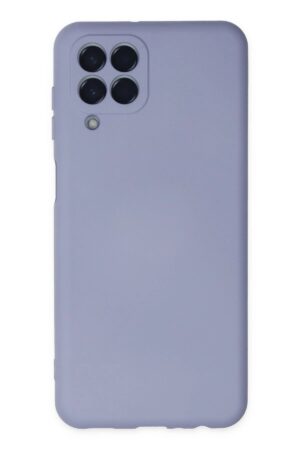 Samsung Galaxy M33 Kılıf Nano içi Kadife Silikon - Lila-(5796)