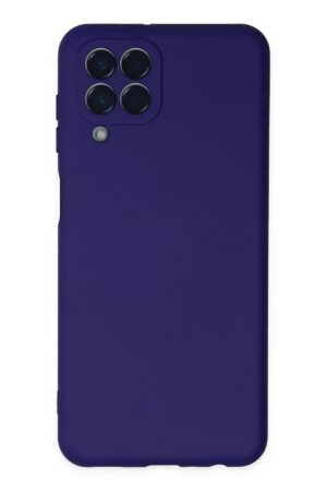 Samsung Galaxy M33 Kılıf Nano içi Kadife Silikon - Mor-(5796)