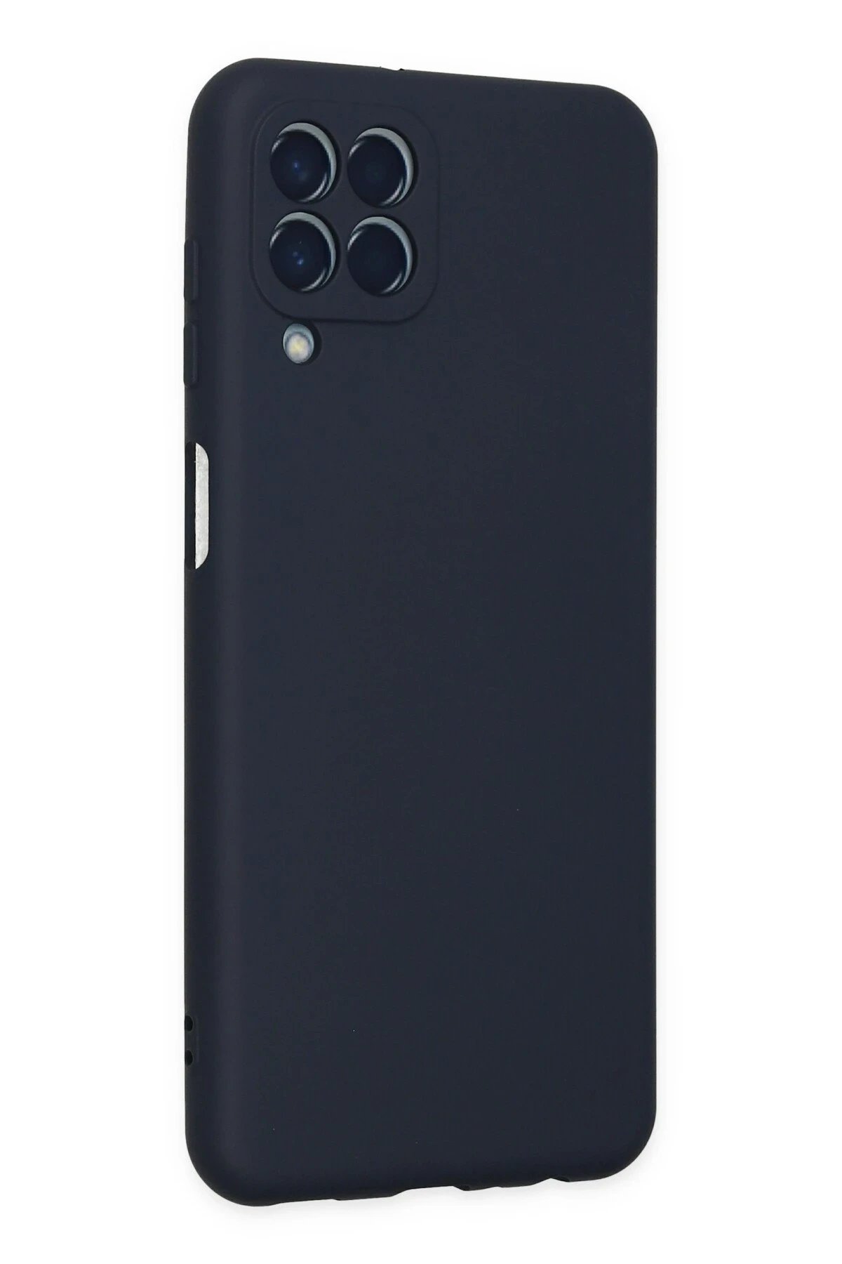 Samsung Galaxy M33 Kılıf Nano içi Kadife Silikon - Lacivert-(5796) - Görsel 3