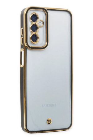 Samsung Galaxy M23 Kılıf Liva Lens Silikon - Siyah-(5796)