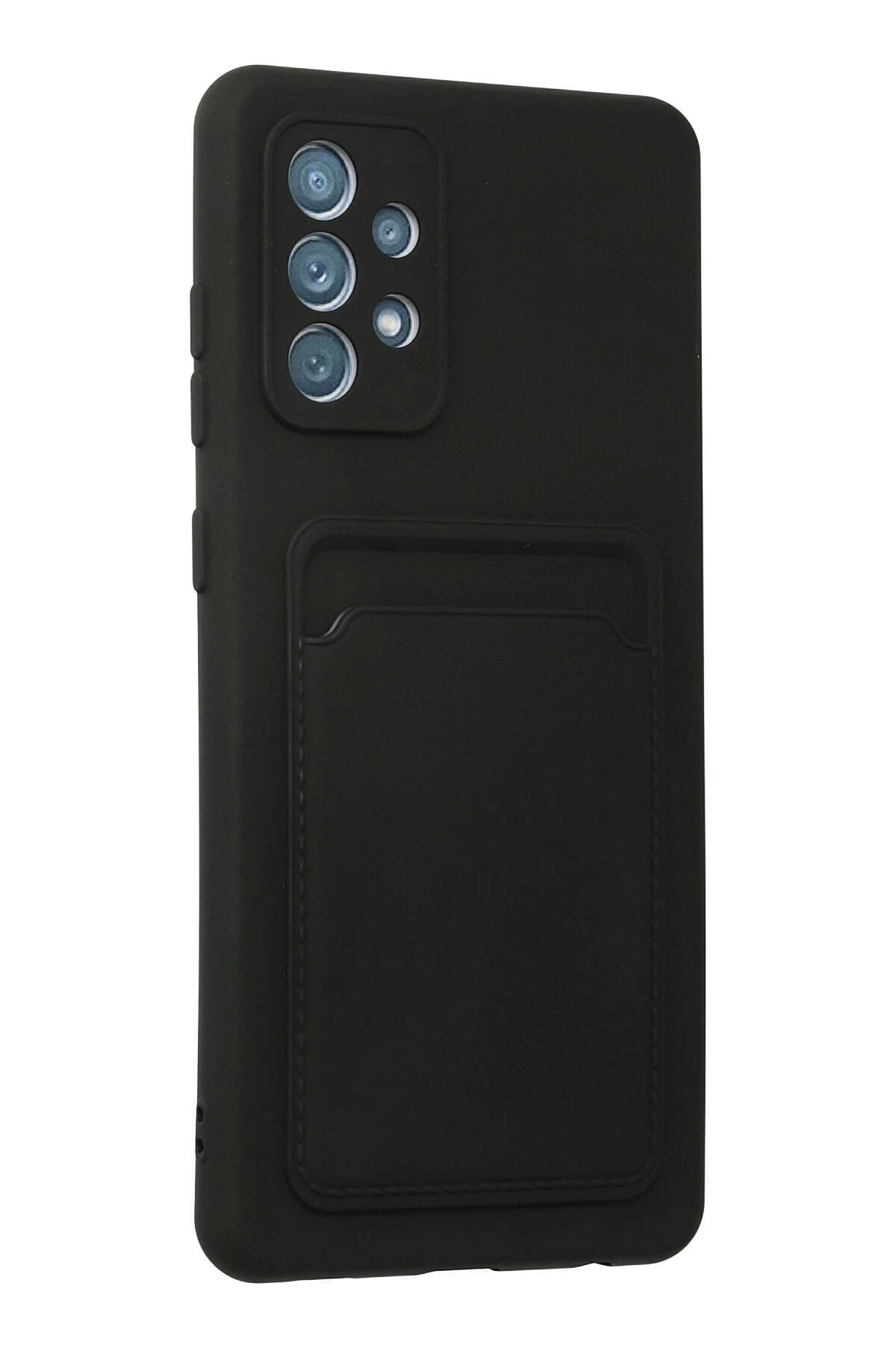 Samsung Galaxy A33 5G Kılıf Kelvin Kartvizitli Silikon - Siyah-(5796) - Görsel 2