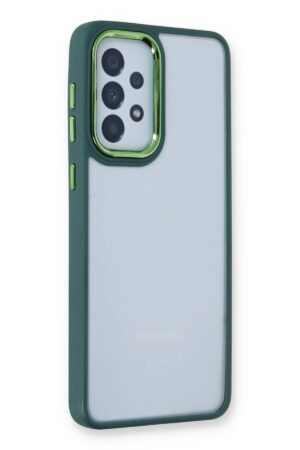 Samsung Galaxy A73 5G Kılıf Dora Kapak - Haki Yeşil-(5796)