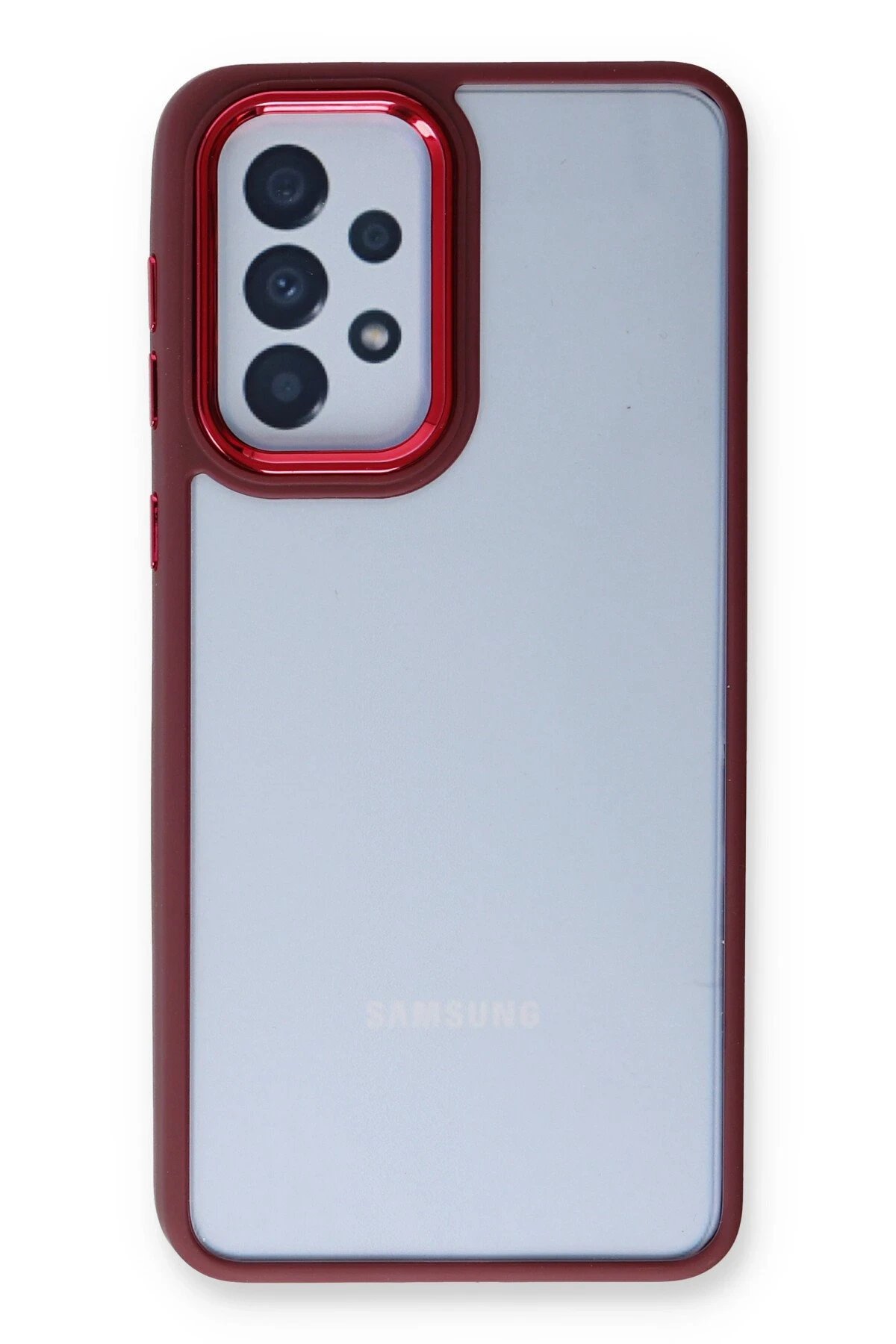 Samsung Galaxy A73 5G Kılıf Dora Kapak - Kırmızı-(5796) - Görsel 2