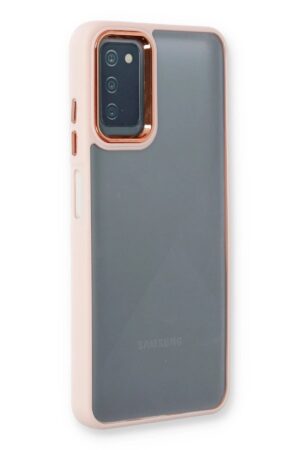 Samsung Galaxy A03S Kılıf Dora Kapak - Pudra-(5796)