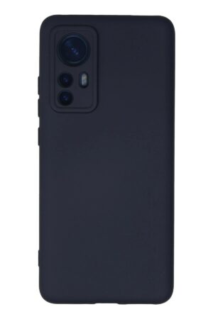 Xiaomi Mi 12 Kılıf Nano içi Kadife Silikon - Lacivert-(5796)