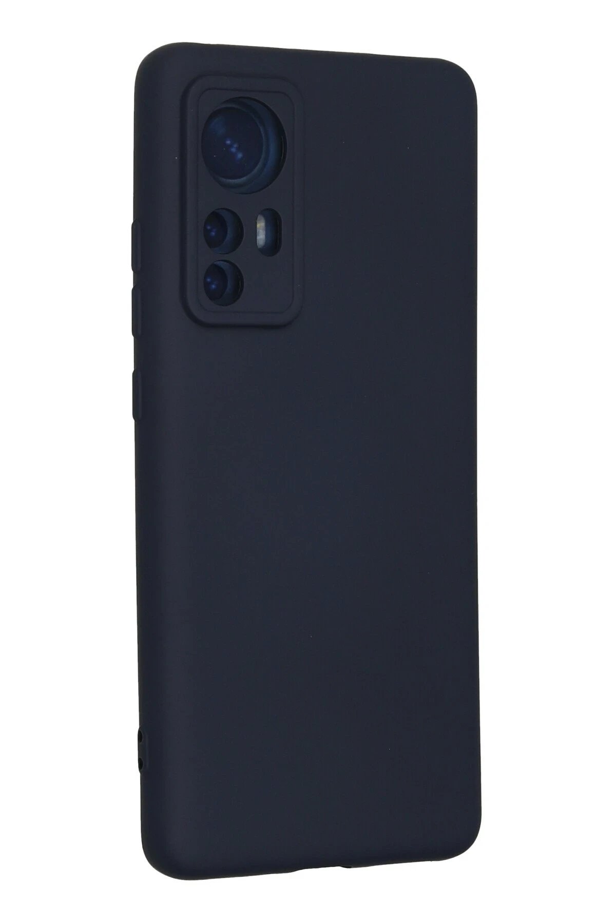 Xiaomi Mi 12 Kılıf Nano içi Kadife Silikon - Lacivert-(5796) - Görsel 3