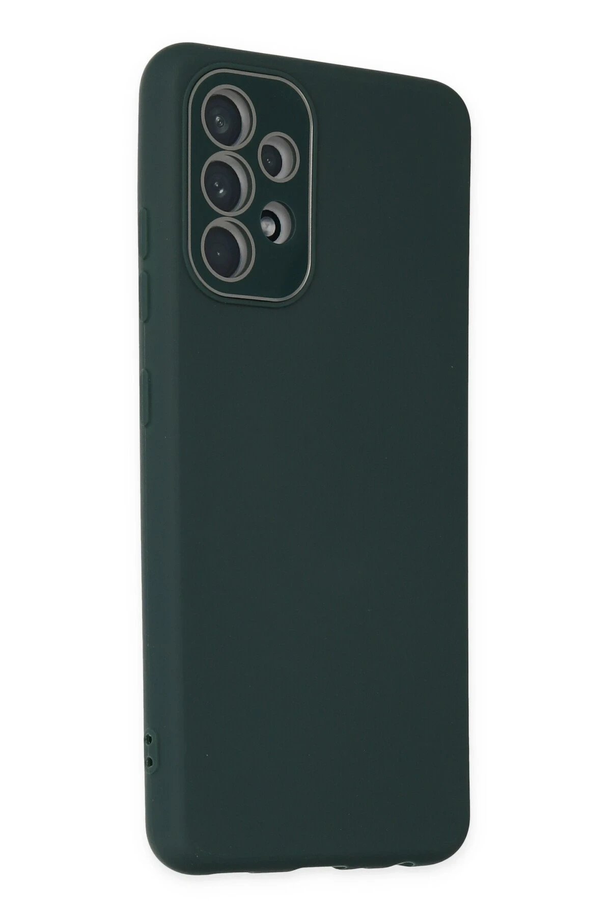 Samsung Galaxy A33 5G Kılıf Lansman Glass Kapak - Koyu Yeşil-(5796) - Görsel 2