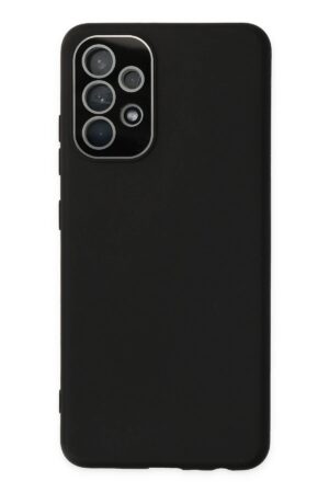 Samsung Galaxy A53 5G Kılıf Lansman Glass Kapak - Siyah-(5796)