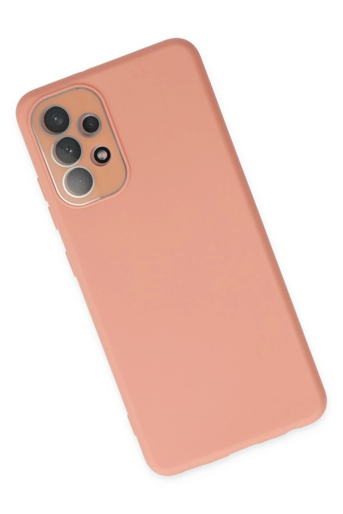 Samsung Galaxy A53 5G Kılıf Lansman Glass Kapak - Pembe-(5796) - Görsel 3