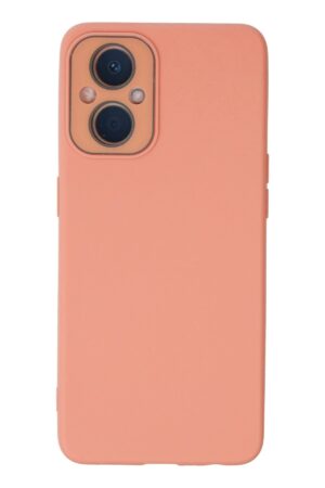 Oppo Reno 7 Lİte Kılıf Lansman Glass Kapak - Pembe-(5796)