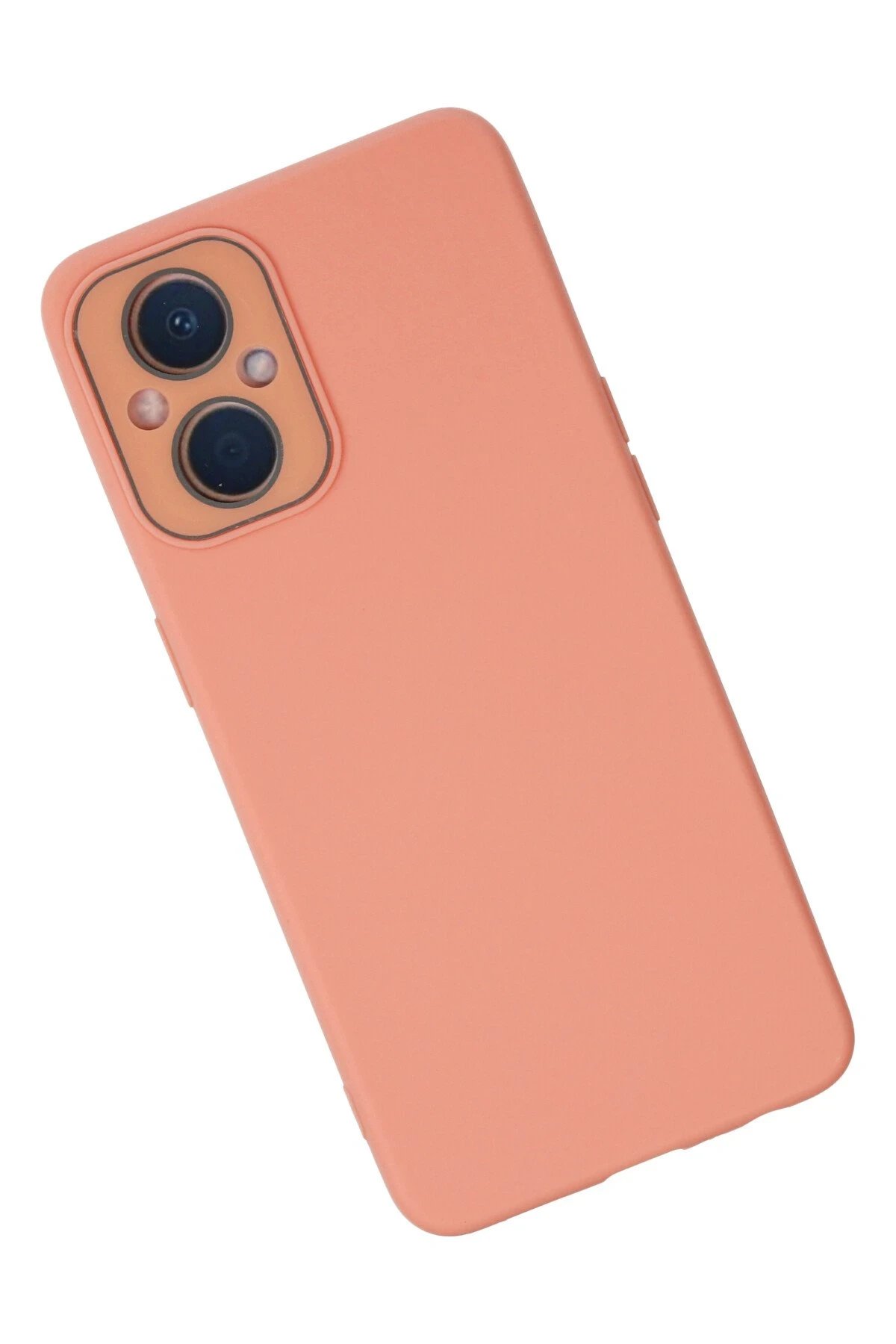 Oppo Reno 7 Lİte Kılıf Lansman Glass Kapak - Pembe-(5796) - Görsel 3