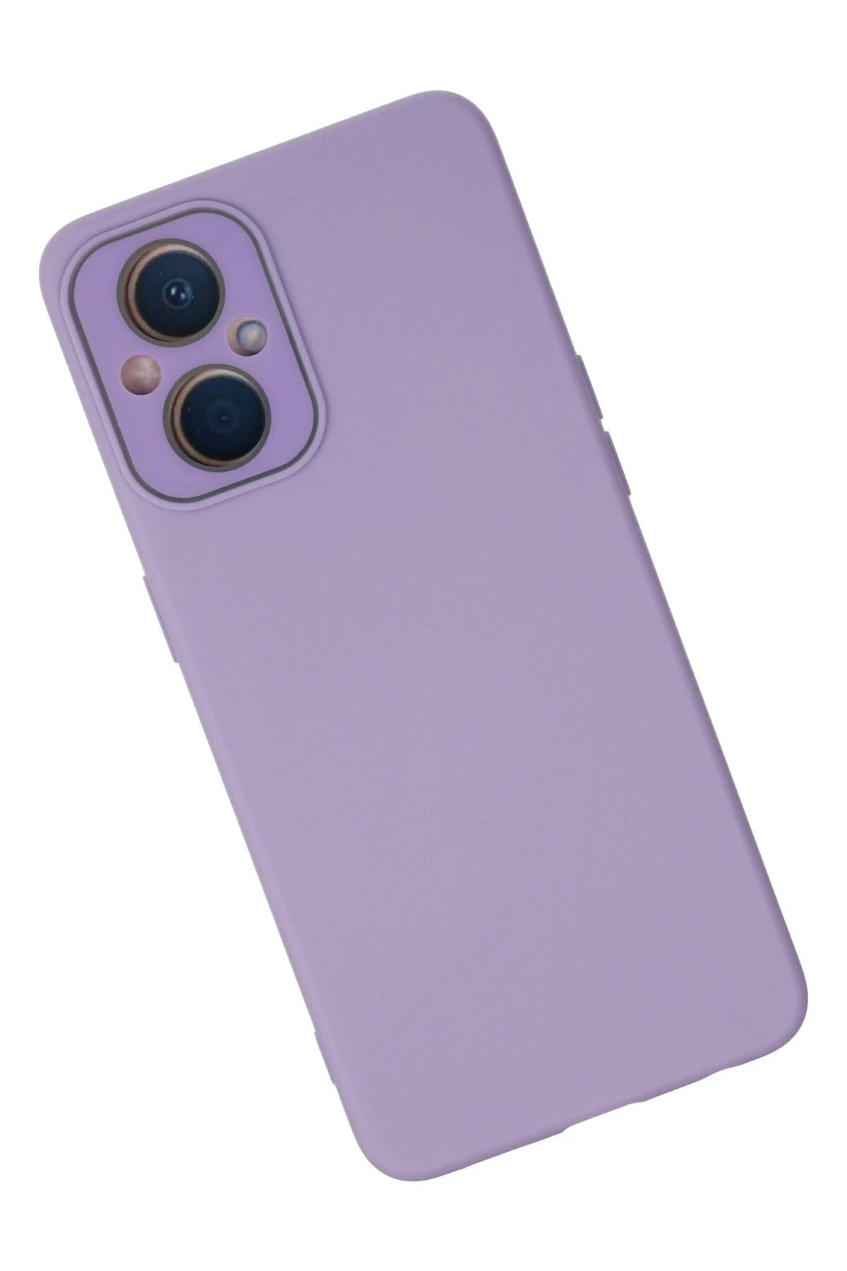 Oppo Reno 7 Lite Kılıf Lansman Glass Kapak - Lila-(5796) - Görsel 2