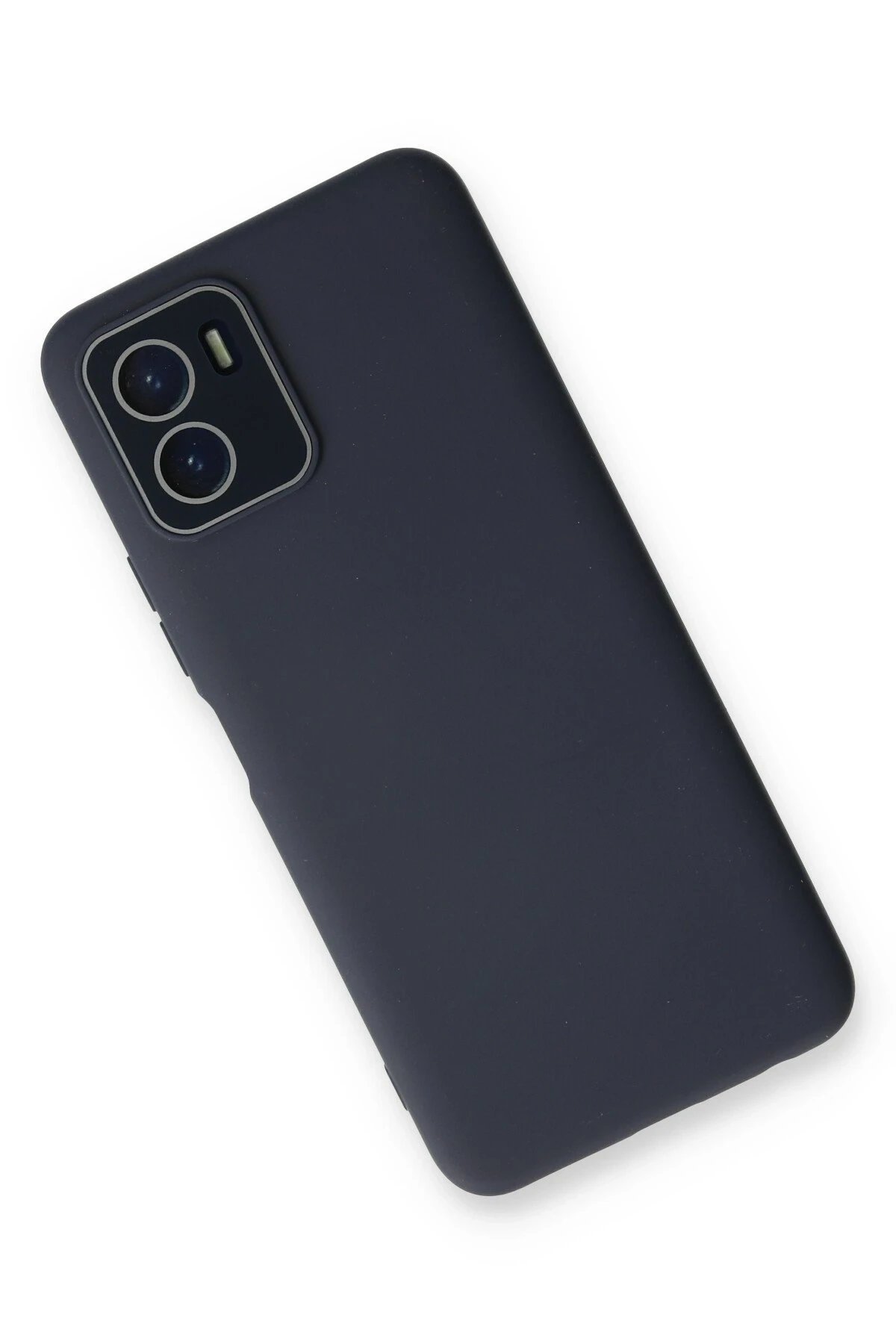 Vivo Y15S Kılıf Lansman Glass Kapak - Lacivert-(5796) - Görsel 2