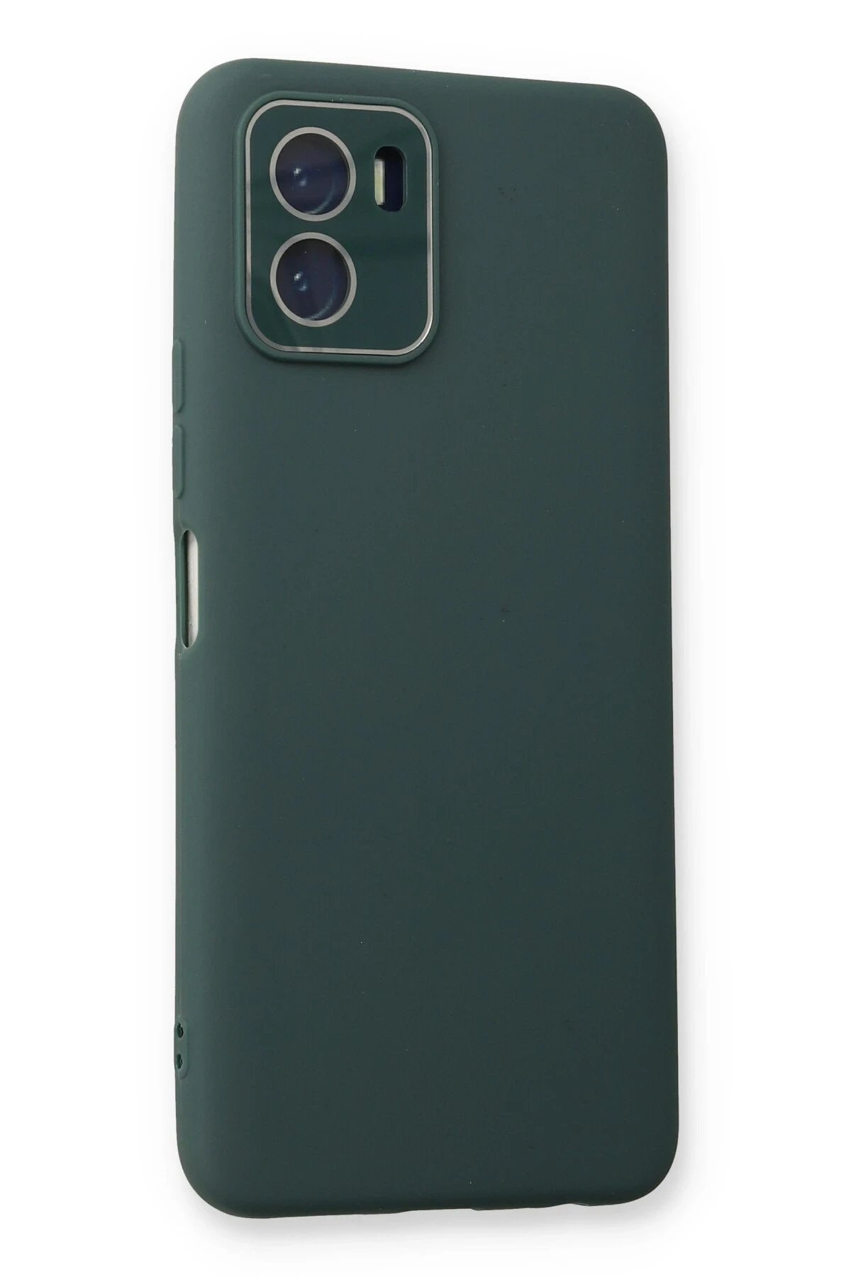 Vivo Y15S Kılıf Lansman Glass Kapak - Koyu Yeşil-(5796) - Görsel 3