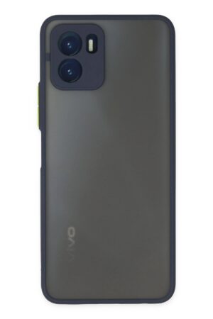 Vivo Y15S Kılıf Montreal Silikon Kapak - Lacivert-(5796)