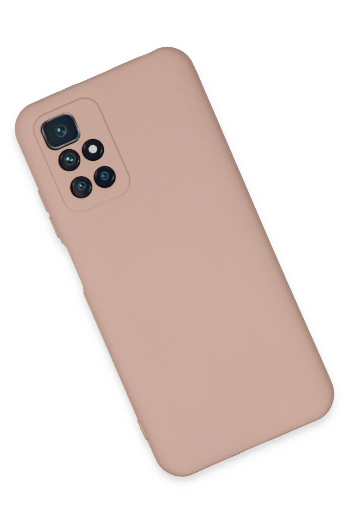 Xiaomi Redmi 10 2022 Kılıf Nano içi Kadife Silikon - Pudra-(5796) - Görsel 3