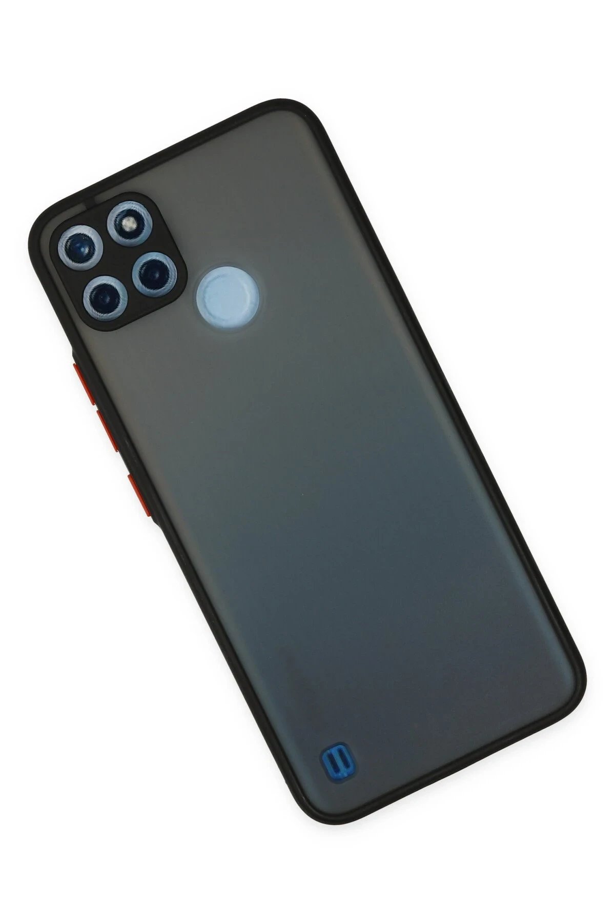 Realme C21Y Kılıf Montreal Silikon Kapak - Siyah-(5796) - Görsel 2