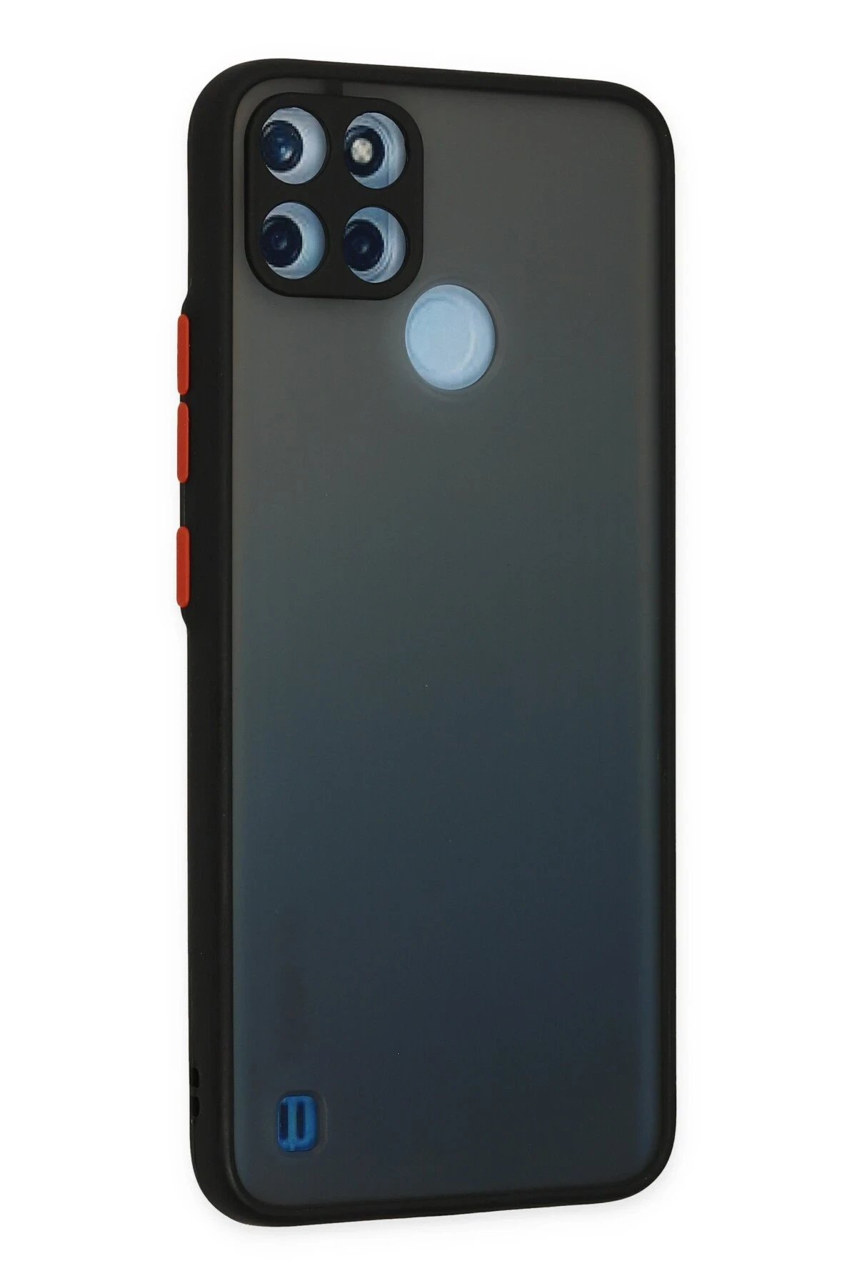 Realme C21Y Kılıf Montreal Silikon Kapak - Siyah-(5796) - Görsel 3