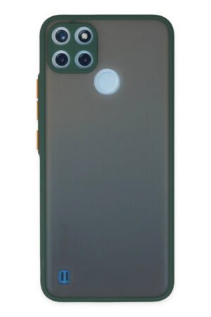 Realme C21Y Kılıf Montreal Silikon Kapak - Yeşil-(5796)