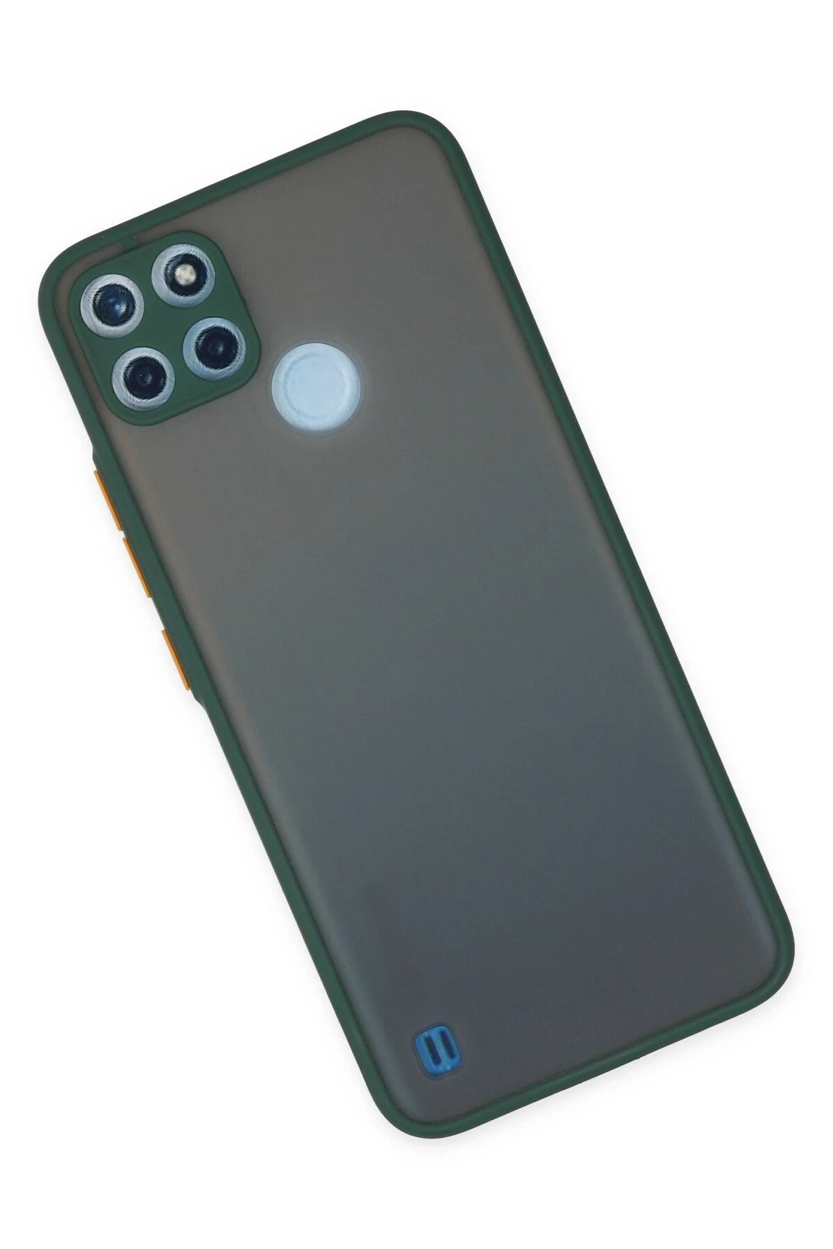 Realme C21Y Kılıf Montreal Silikon Kapak - Yeşil-(5796) - Görsel 2