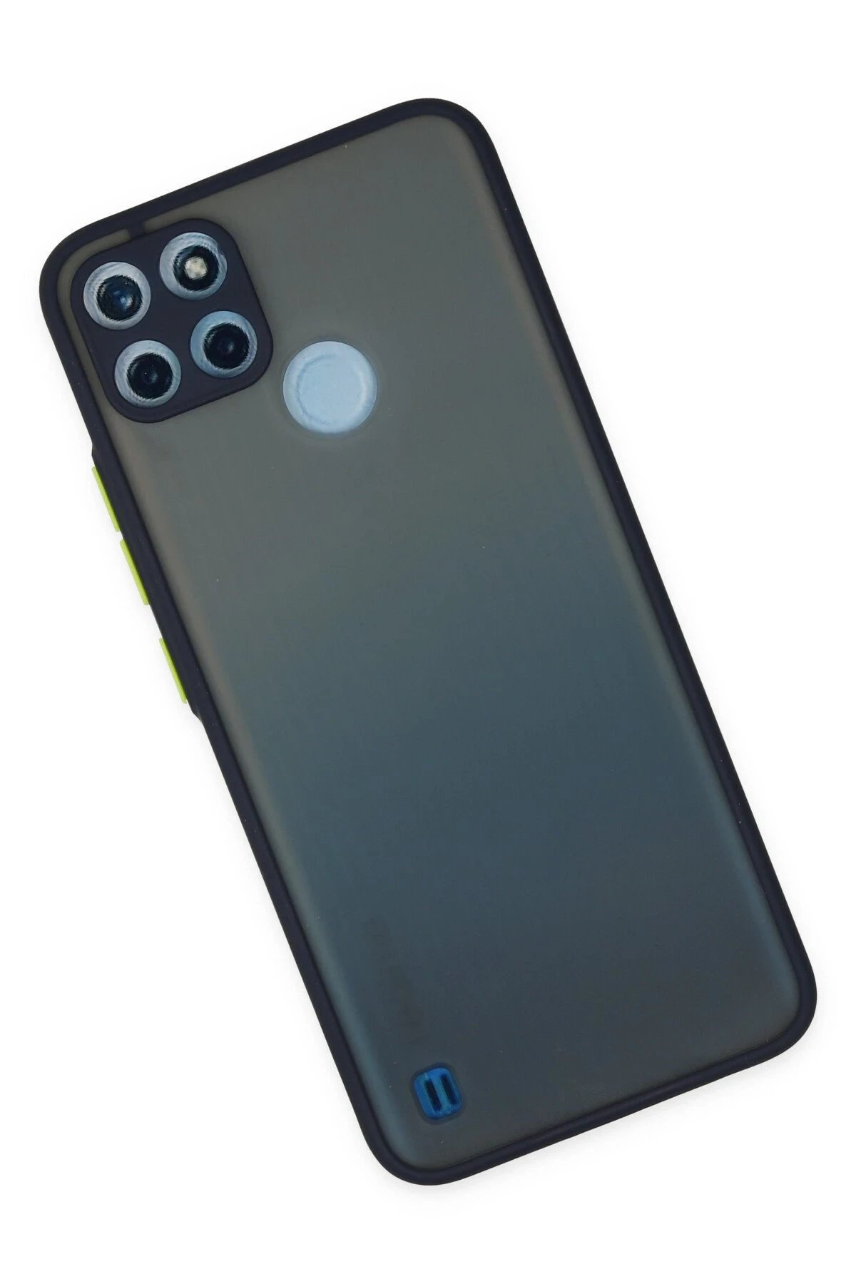 Realme C21Y Kılıf Montreal Silikon Kapak - Lacivert-(5796) - Görsel 2