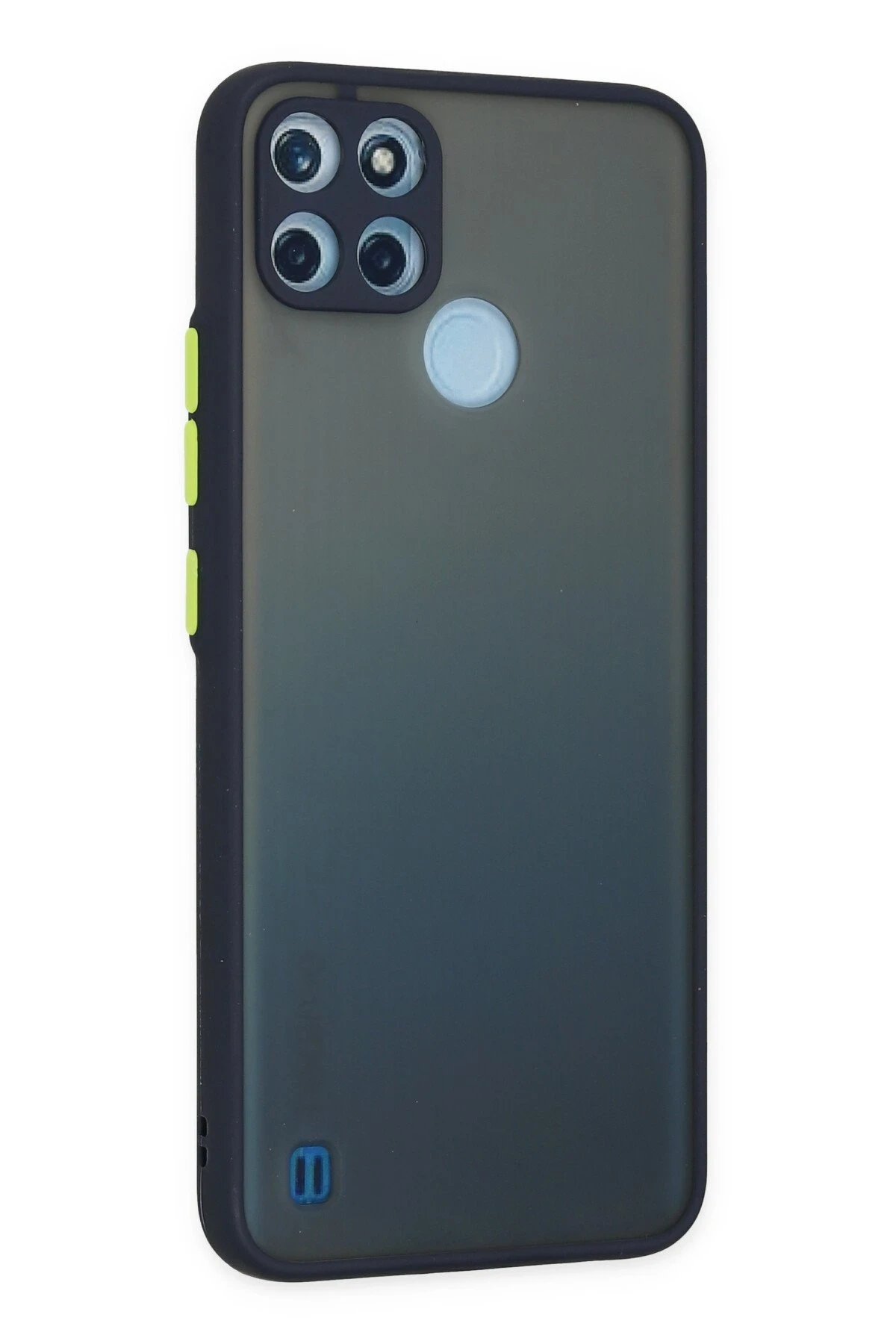 Realme C21Y Kılıf Montreal Silikon Kapak - Lacivert-(5796) - Görsel 3