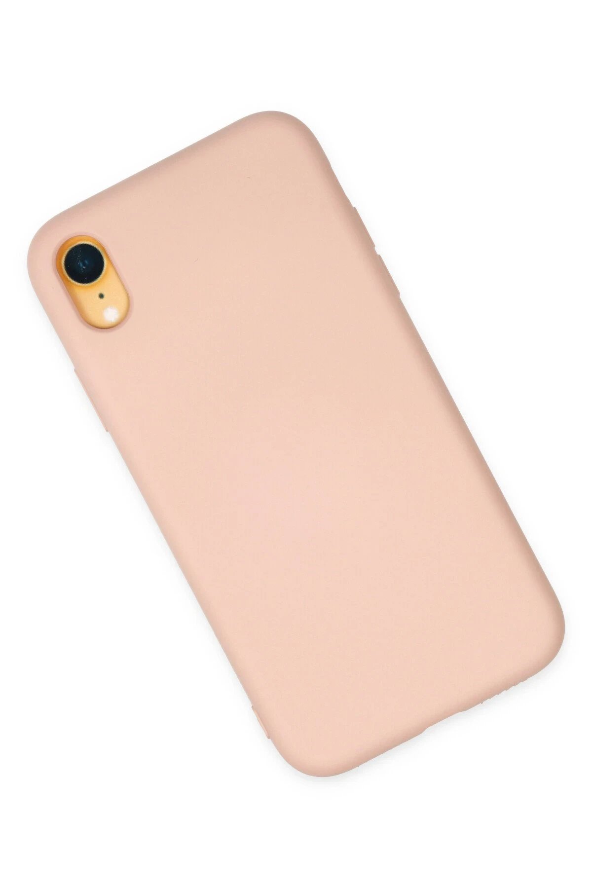 iPhone XR Kılıf Nano içi Kadife Silikon - Pudra-(5796) - Görsel 3