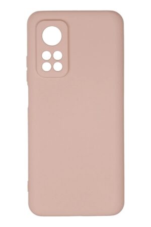 Xiaomi Mi 10T Kılıf Nano içi Kadife Silikon - Pudra-(5796)