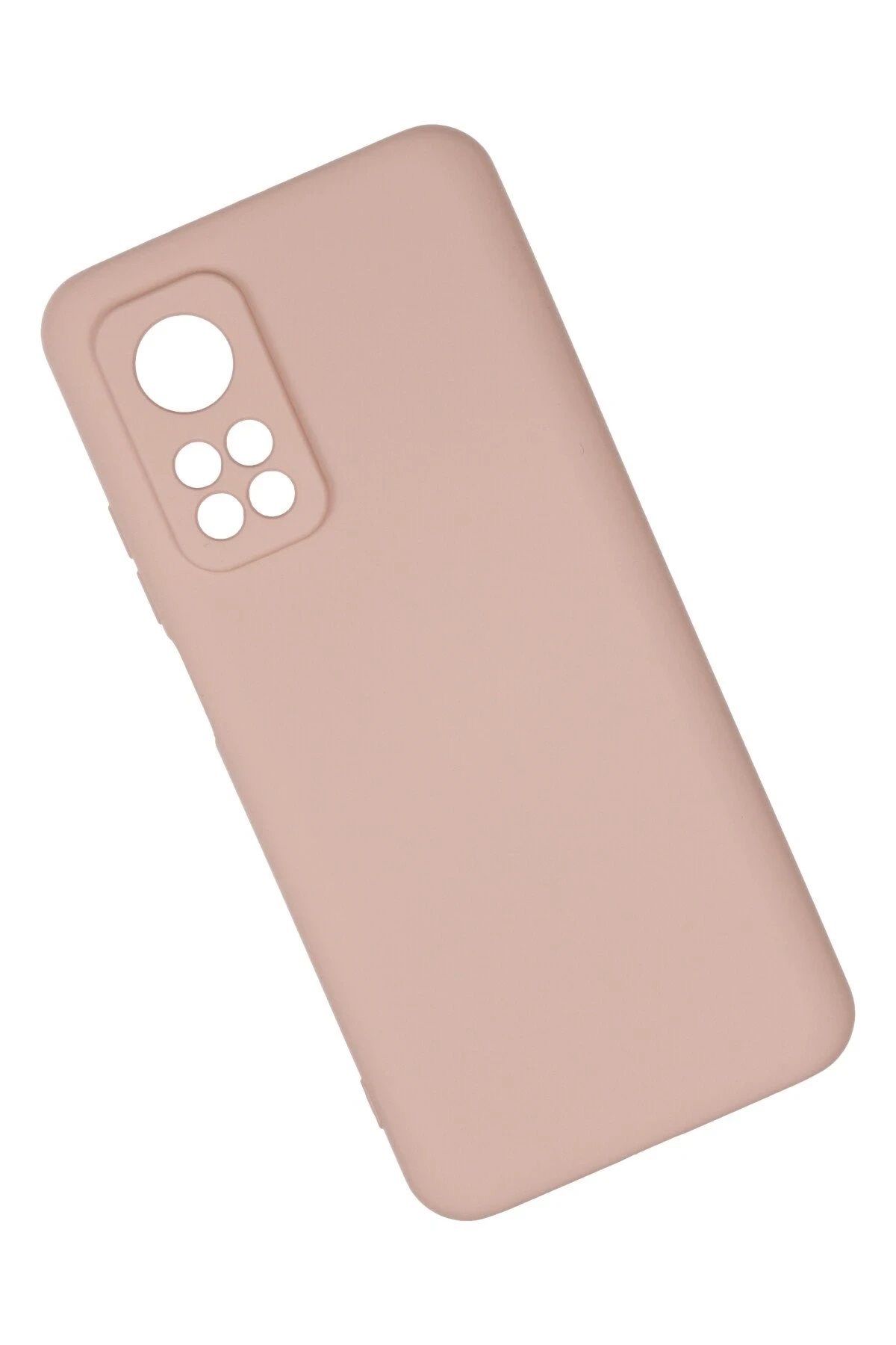 Xiaomi Mi 10T Kılıf Nano içi Kadife Silikon - Pudra-(5796) - Görsel 3