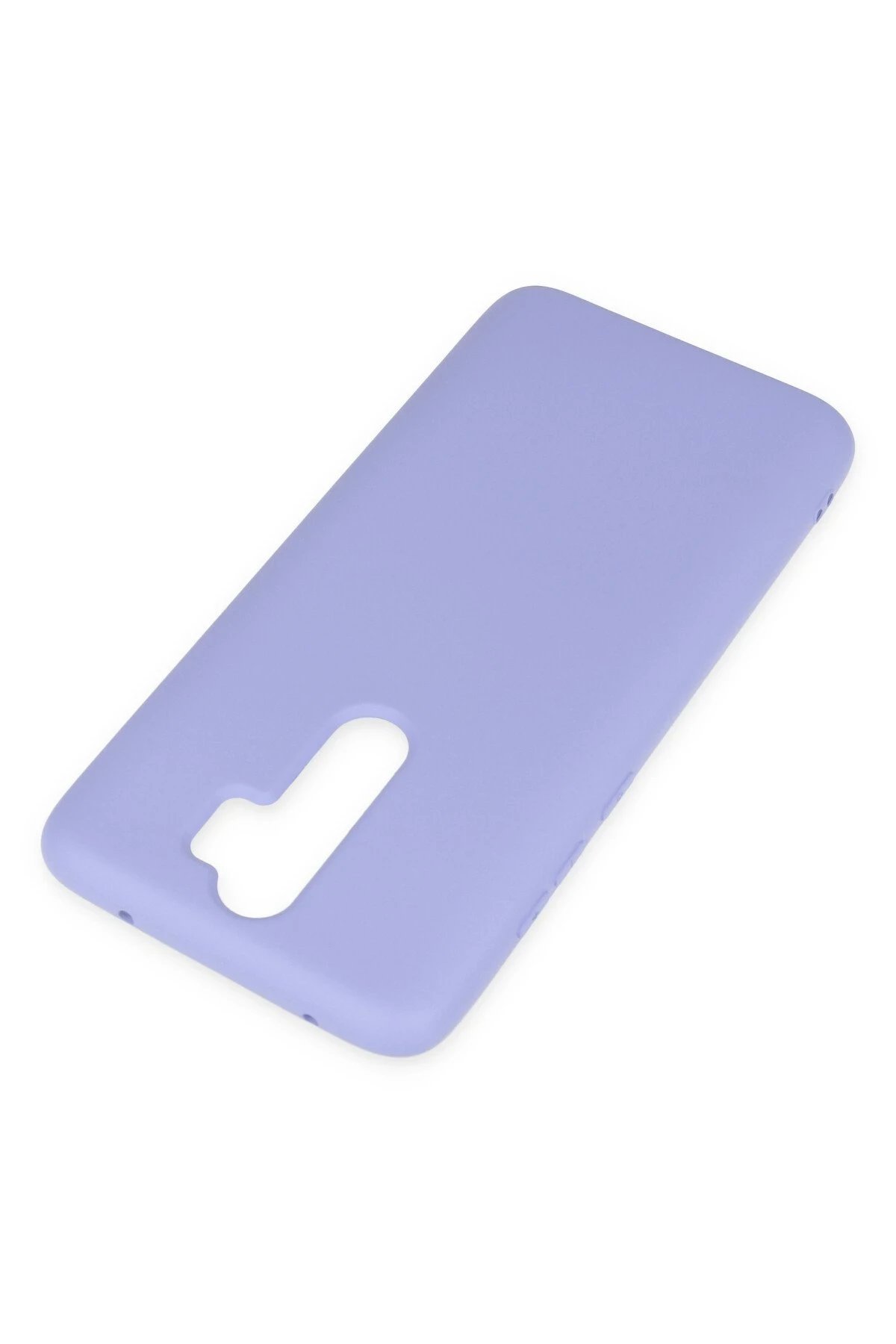 Xiaomi Redmi Note 8 Pro Kılıf Nano içi Kadife Silikon - Lila-(5796) - Görsel 3