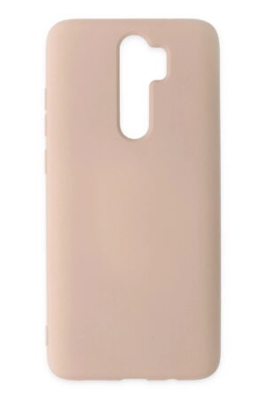 Xiaomi Redmi Note 8 Pro Kılıf Nano içi Kadife Silikon - Pudra-(5796)