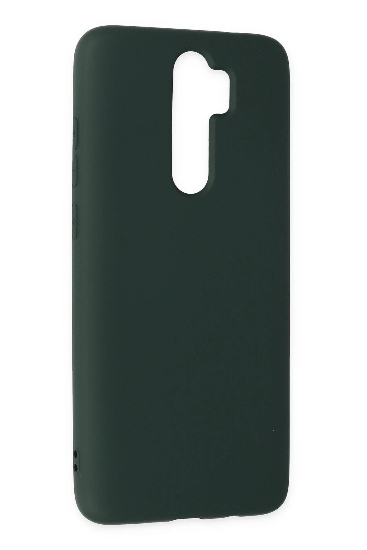 Xiaomi Redmi Note 8 Pro Kılıf Nano içi Kadife Silikon - Koyu Yeşil-(5796) - Görsel 2