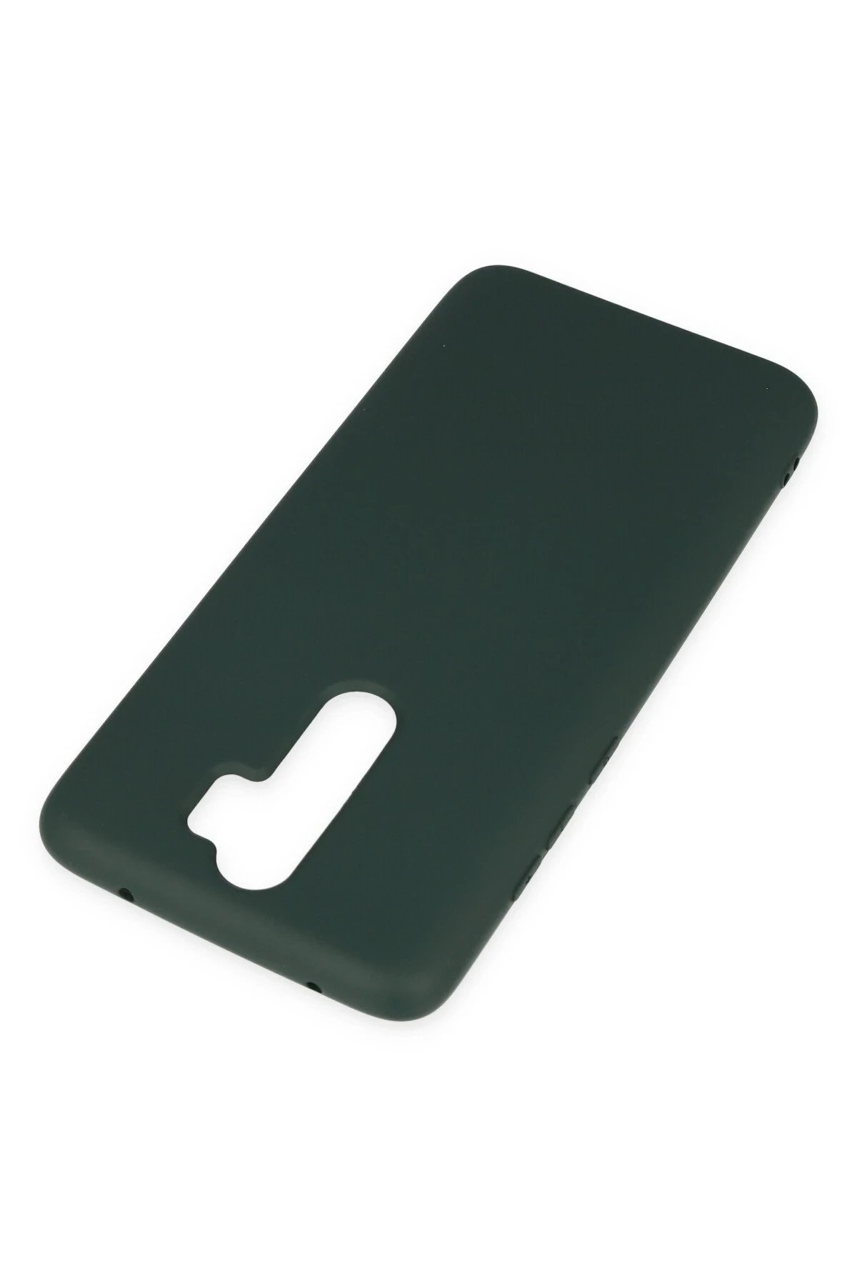 Xiaomi Redmi Note 8 Pro Kılıf Nano içi Kadife Silikon - Koyu Yeşil-(5796) - Görsel 3