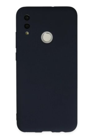 Huawei P Smart 2019 Kılıf Nano içi Kadife Silikon - Lacivert-(5796)
