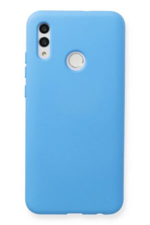 Huawei P Smart 2019 Kılıf Nano içi Kadife Silikon - Mavi-(5796)