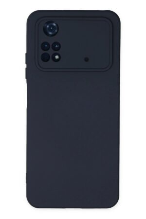 Xiaomi Poco M4 Pro 4G Kılıf Nano içi Kadife Silikon - Lacivert-(5796)