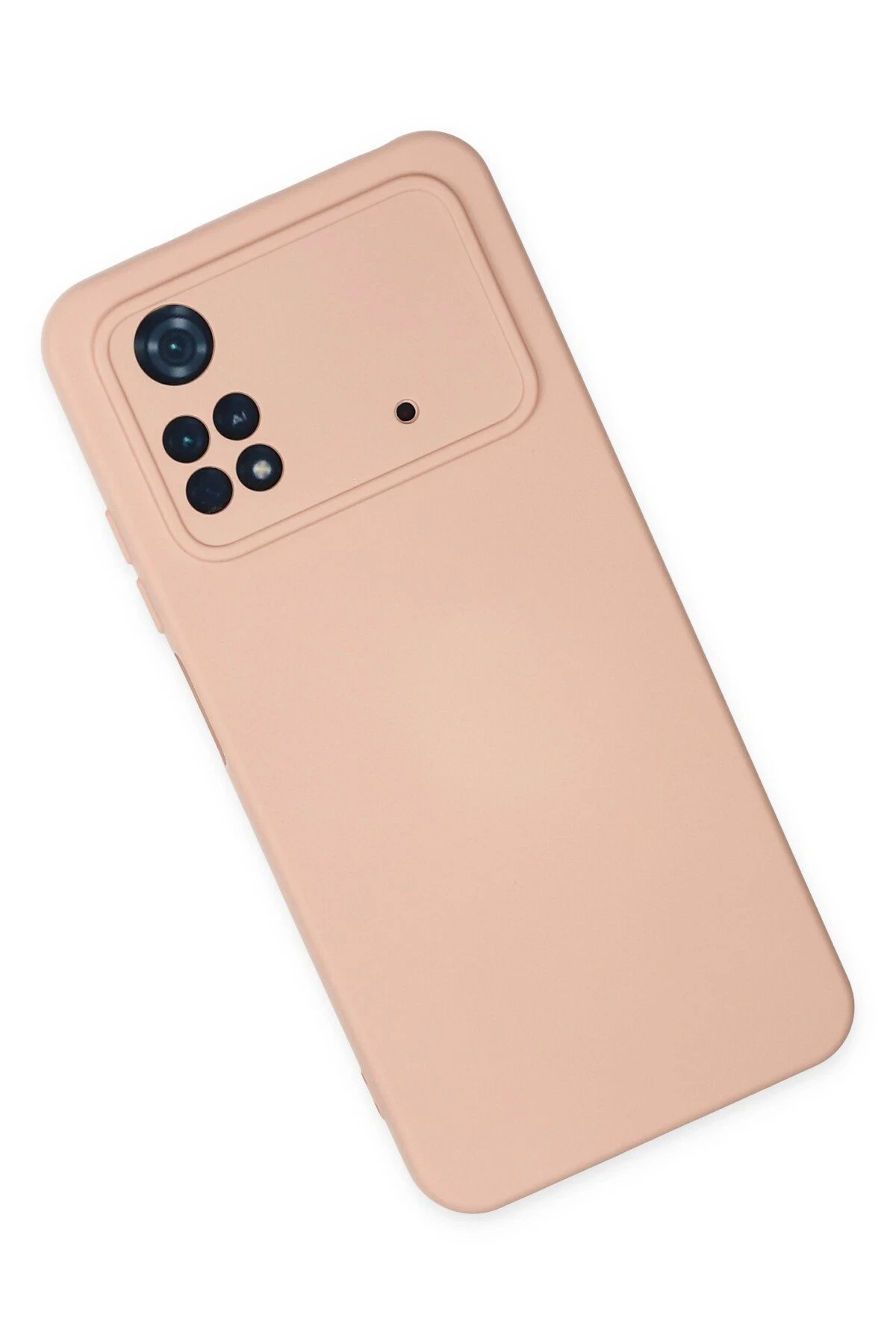 Xiaomi Poco M4 Pro 4G Kılıf Nano içi Kadife Silikon - Pudra-(5796) - Görsel 2