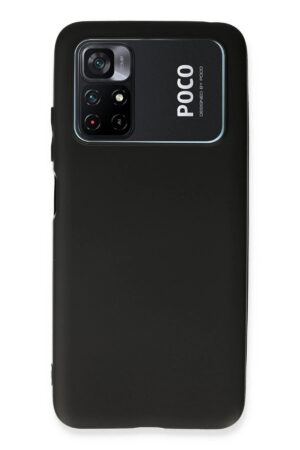 Xiaomi Poco M4 Pro 4G Kılıf First Silikon - Siyah-(5796)