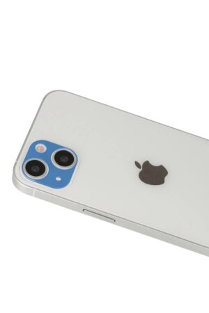 iPhone 13 Rainbow Kamera Lens Koruma Cam - Mavi-(5796)