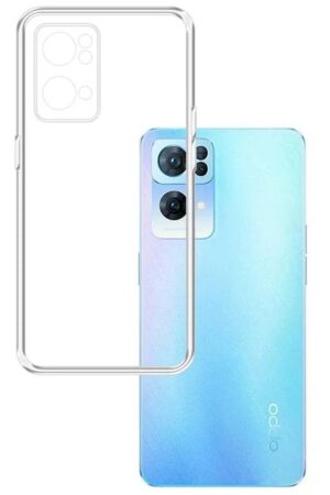 Oppo Reno 7 Lite Kılıf Lüx Şeffaf Silikon-(5796)
