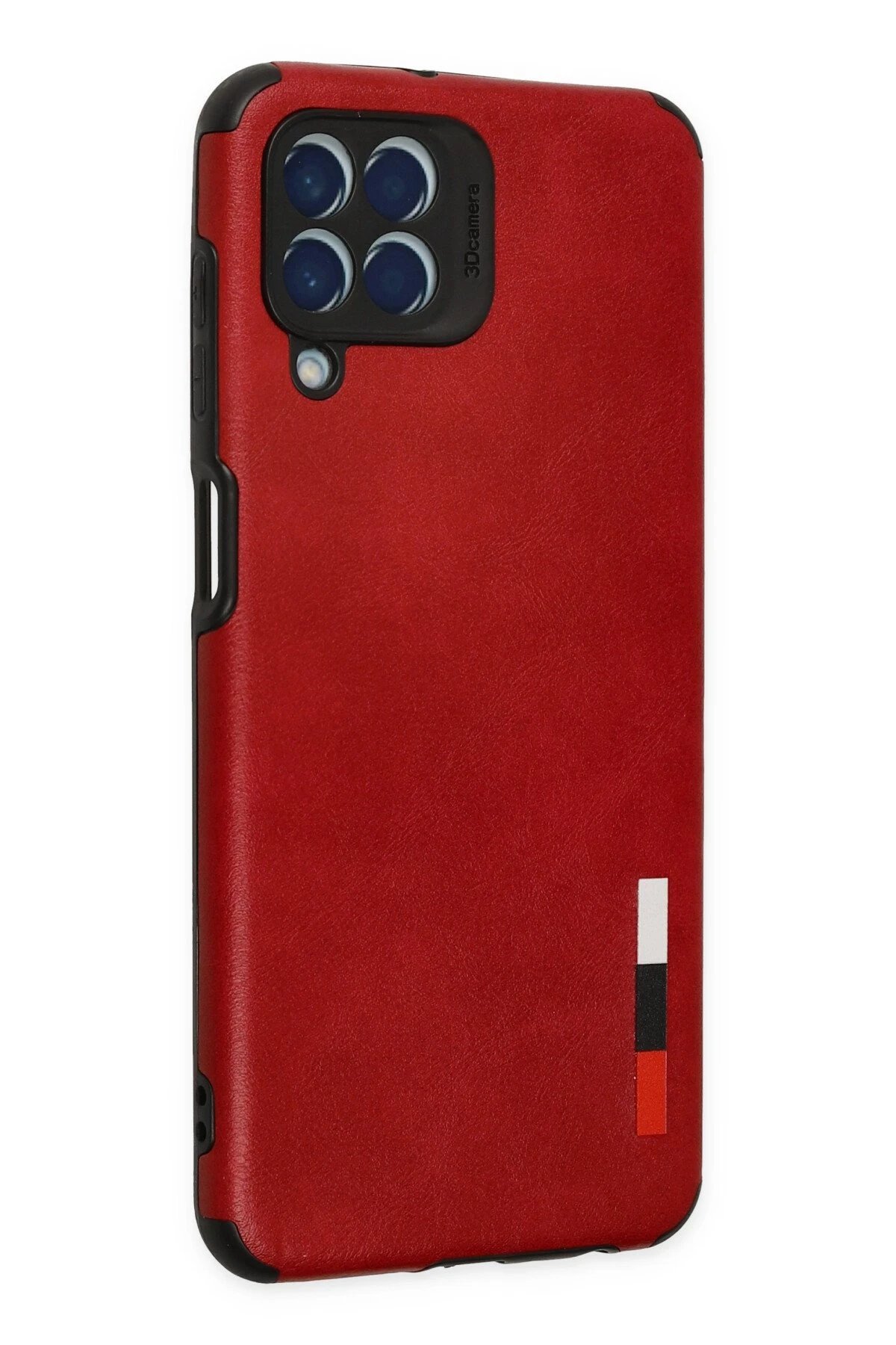 Samsung Galaxy M33 Kılıf Loop Deri Silikon - Kırmızı-(5796) - Görsel 3